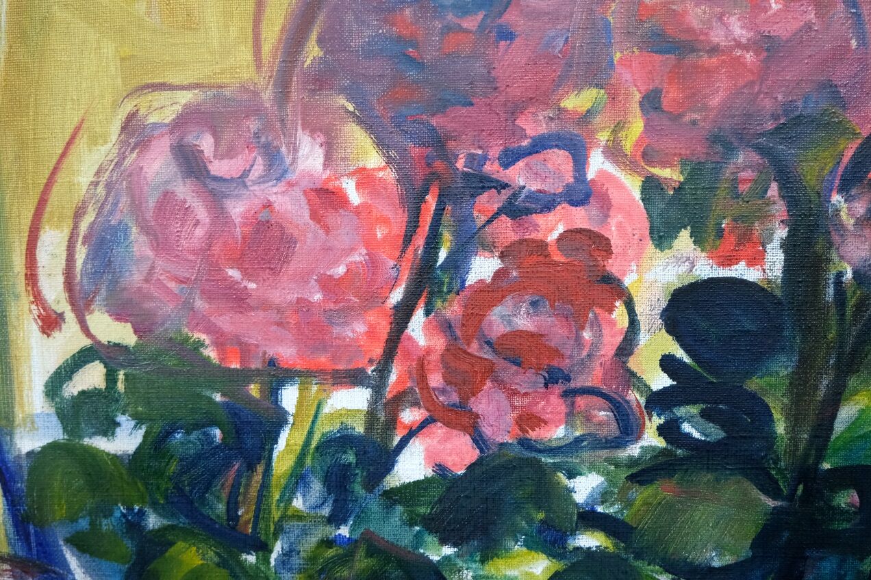 Arthur Yngve Nilsson, Swedish Modern Painting, 1960s, Oil on Canvas