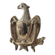 Door knocker/American bald eagle. Made of solid brass. Dimensions 15 x 10.
