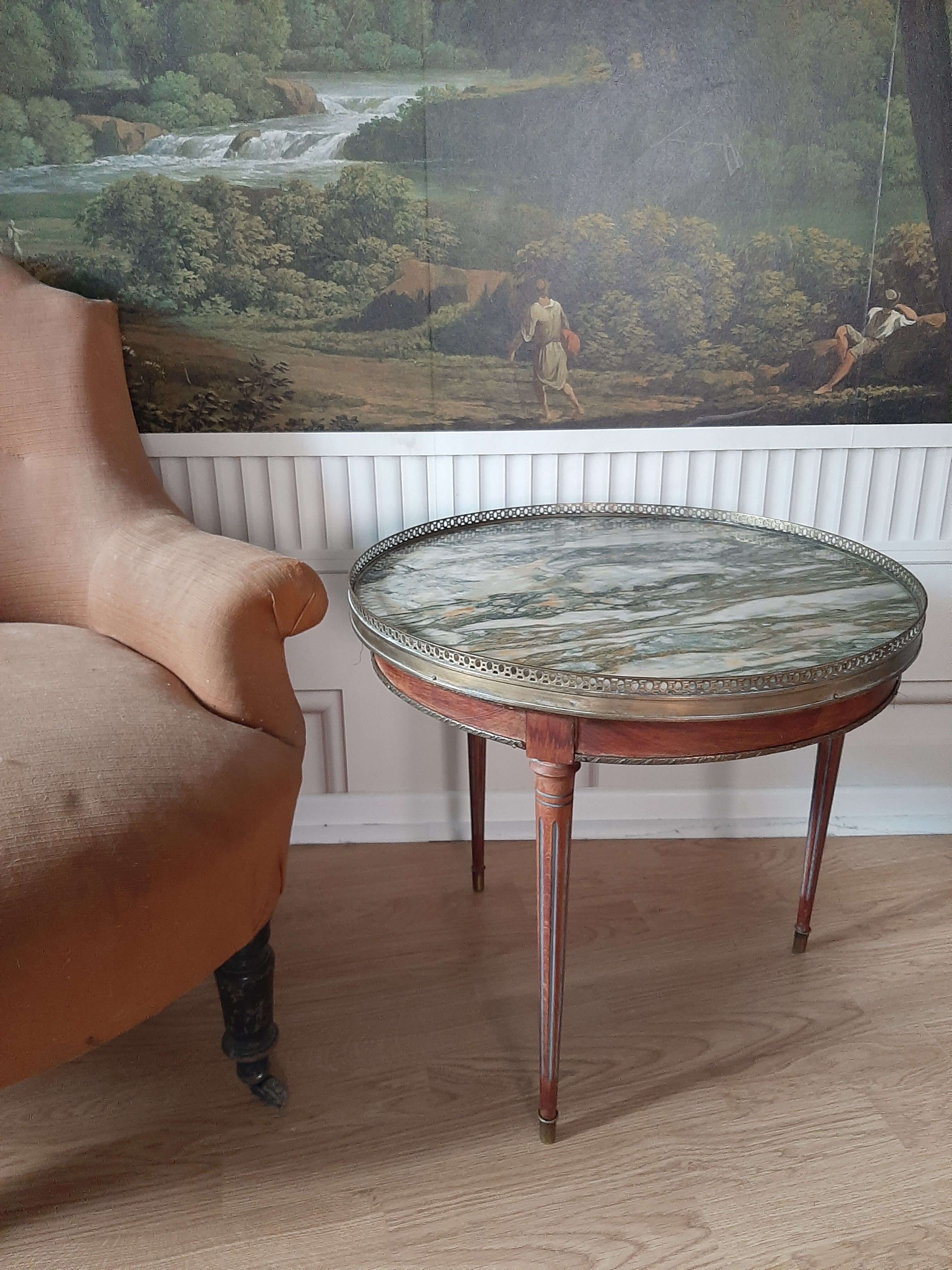 Bouillotte table Louis XVI style