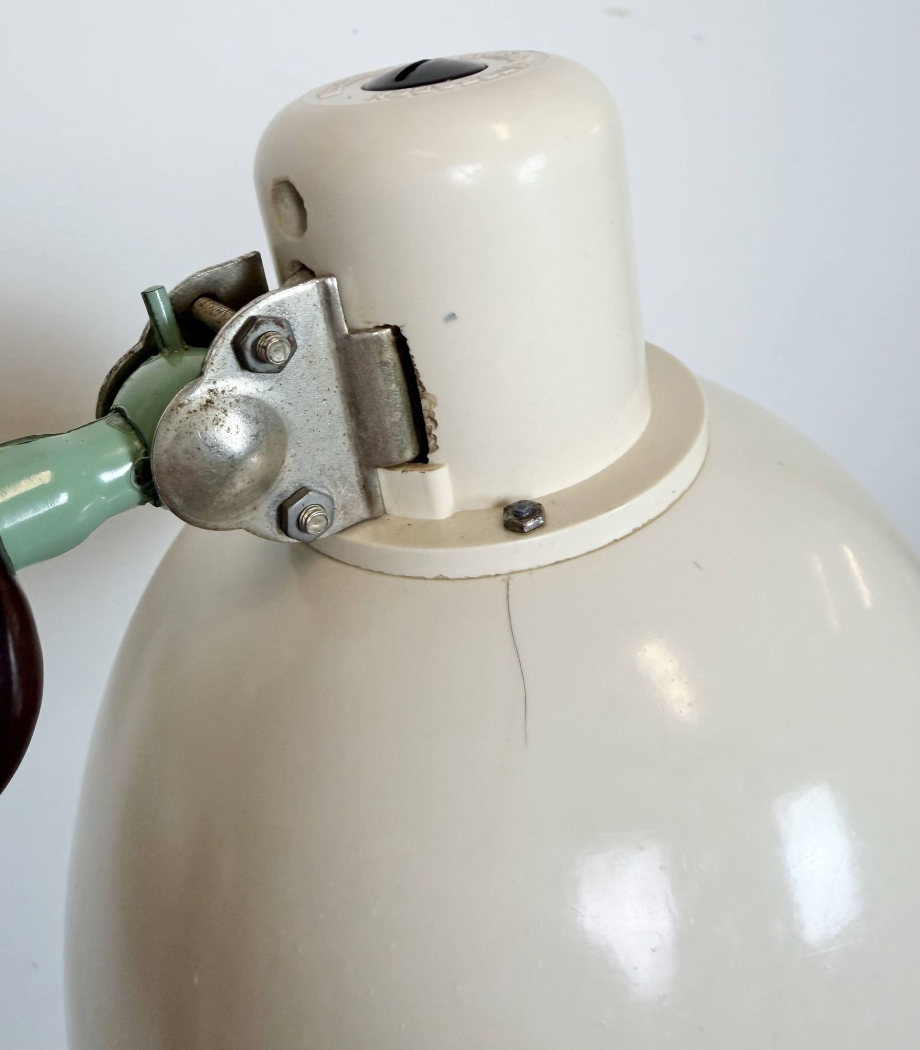 Industrial East German Scissor Lamp from VEB Zweckleuchtenbau Dresden, 1950
