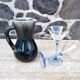 Enamelled ceramic pitcher signed Morvan