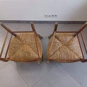 Paire De Fauteuil En Merisier