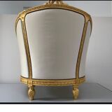Fauteuil classique en hêtre