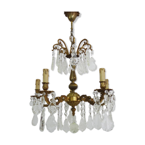 Ancien lustre pampilles