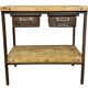 Vintage Industrial Worktable, 1960s