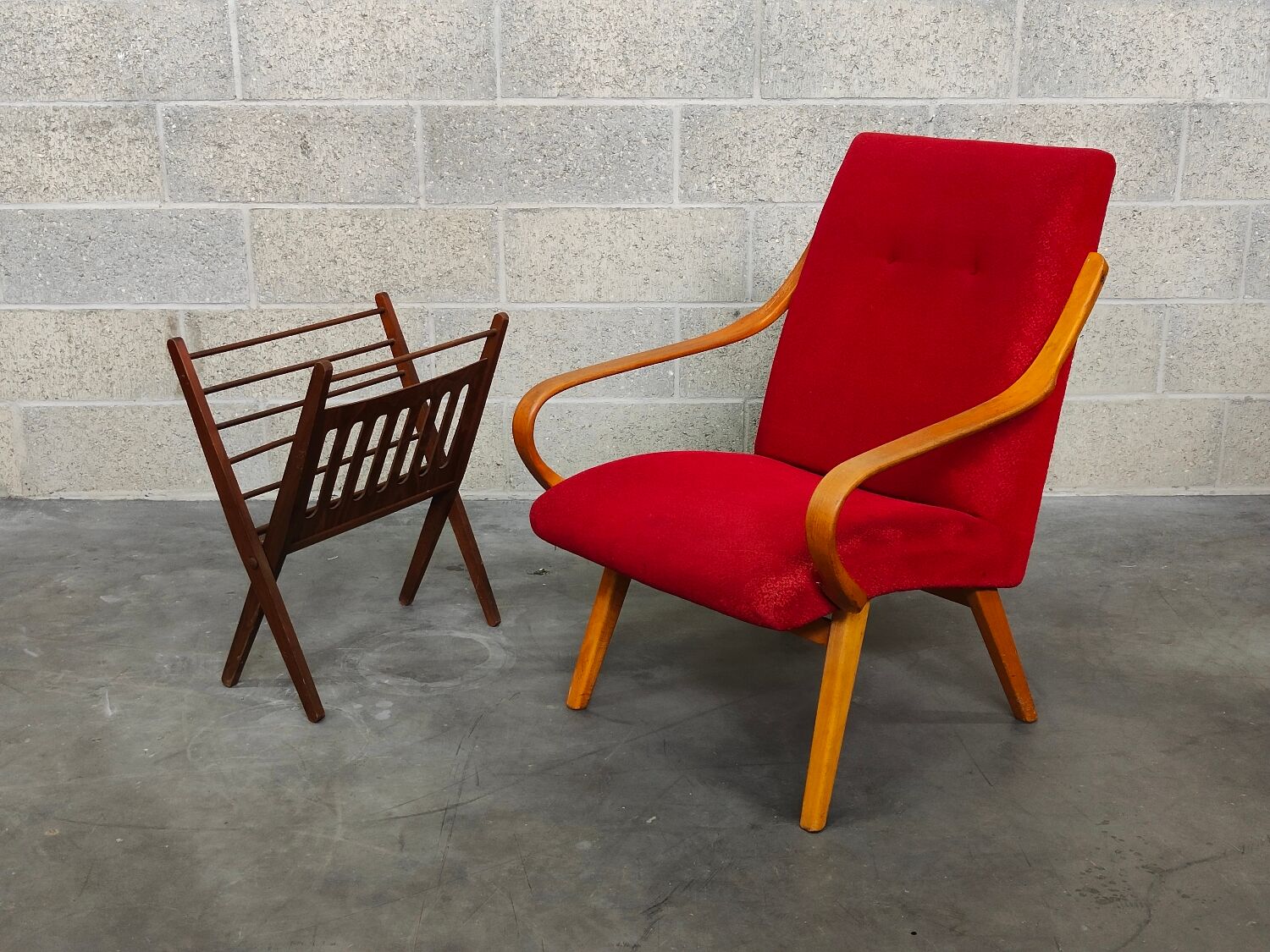 Magazine holder by Cees Braakman 1960