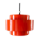 Red Ceiling Light by Jo Hammerborg for Fog Morup, Denmark 1969.
