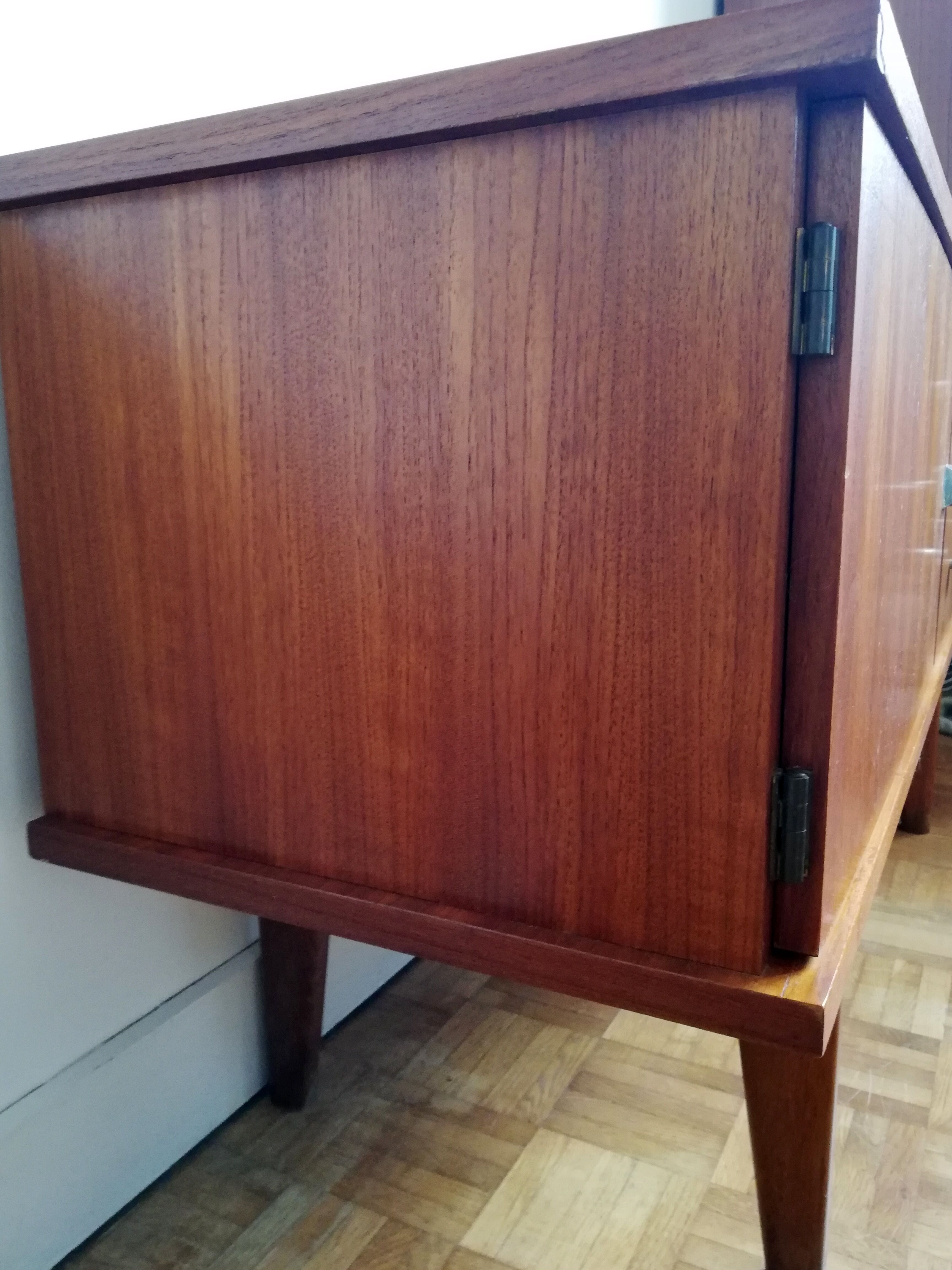 Enfilade furniture tv Scandinavian teak 60s