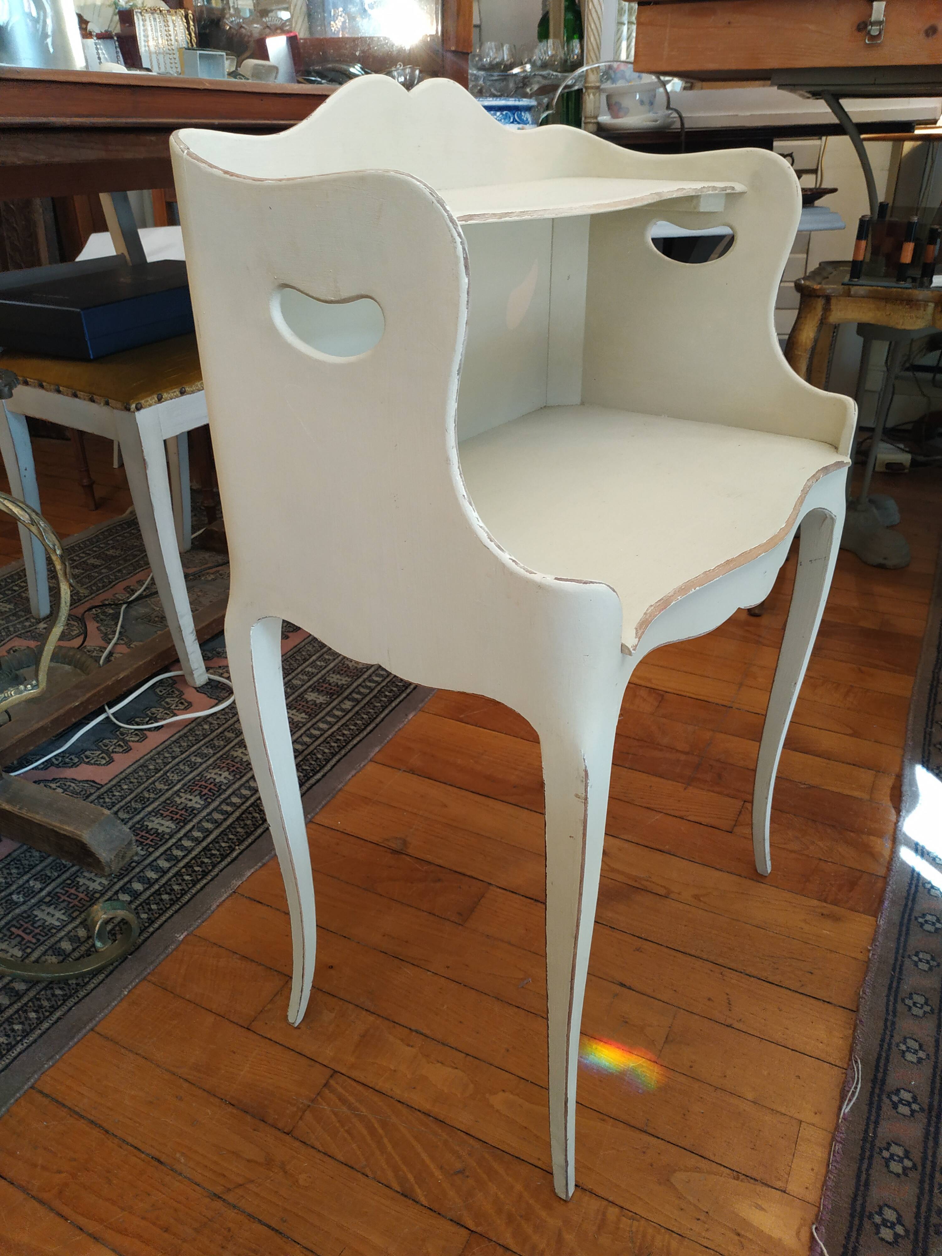 Small ivory-style table