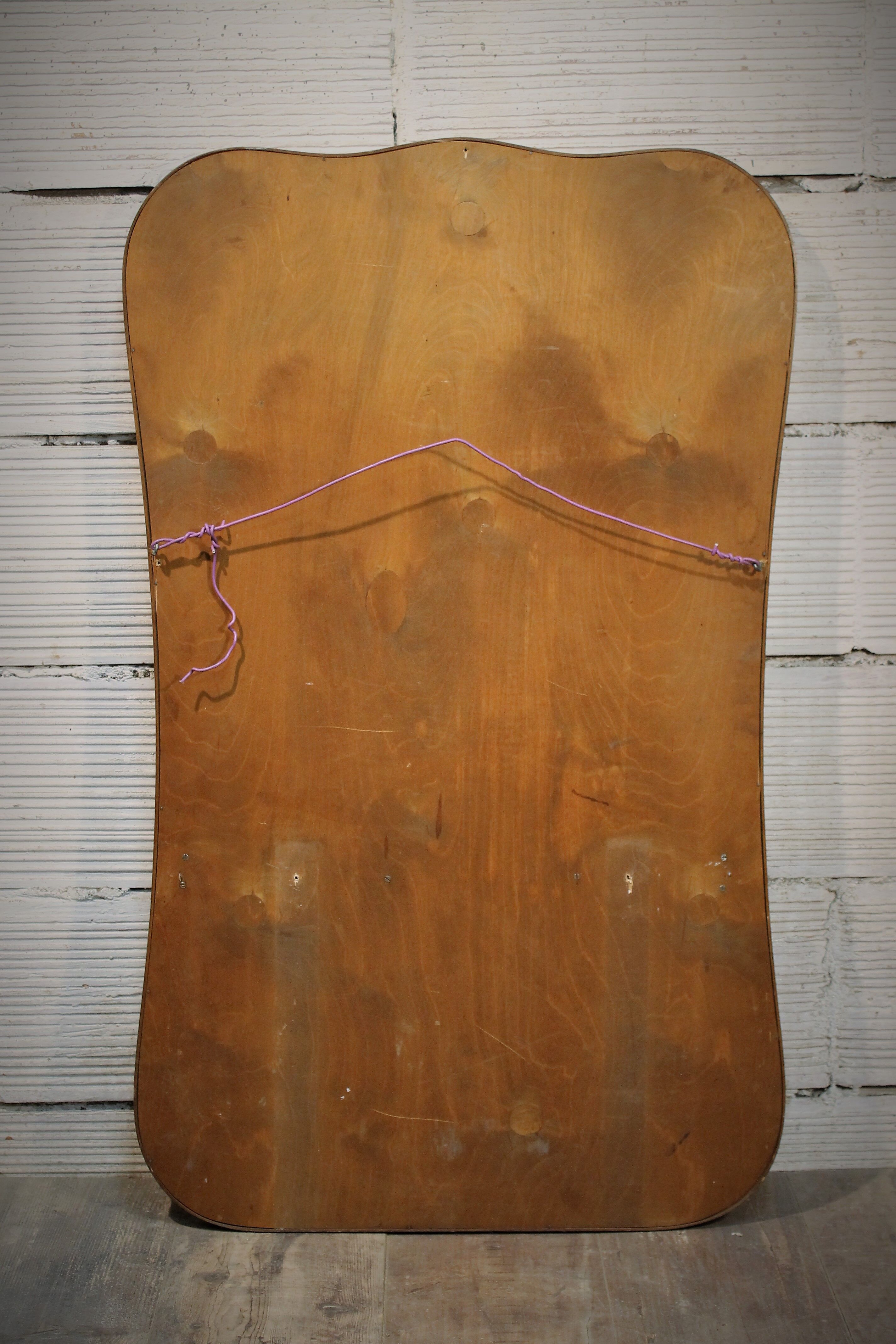 Wall mirror "curves" art deco 1930 - 59x98cm