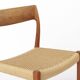 1 of 3 Niels Otto Møller Model 77 Teak Dining Chair,  Paper Cord, 1960s