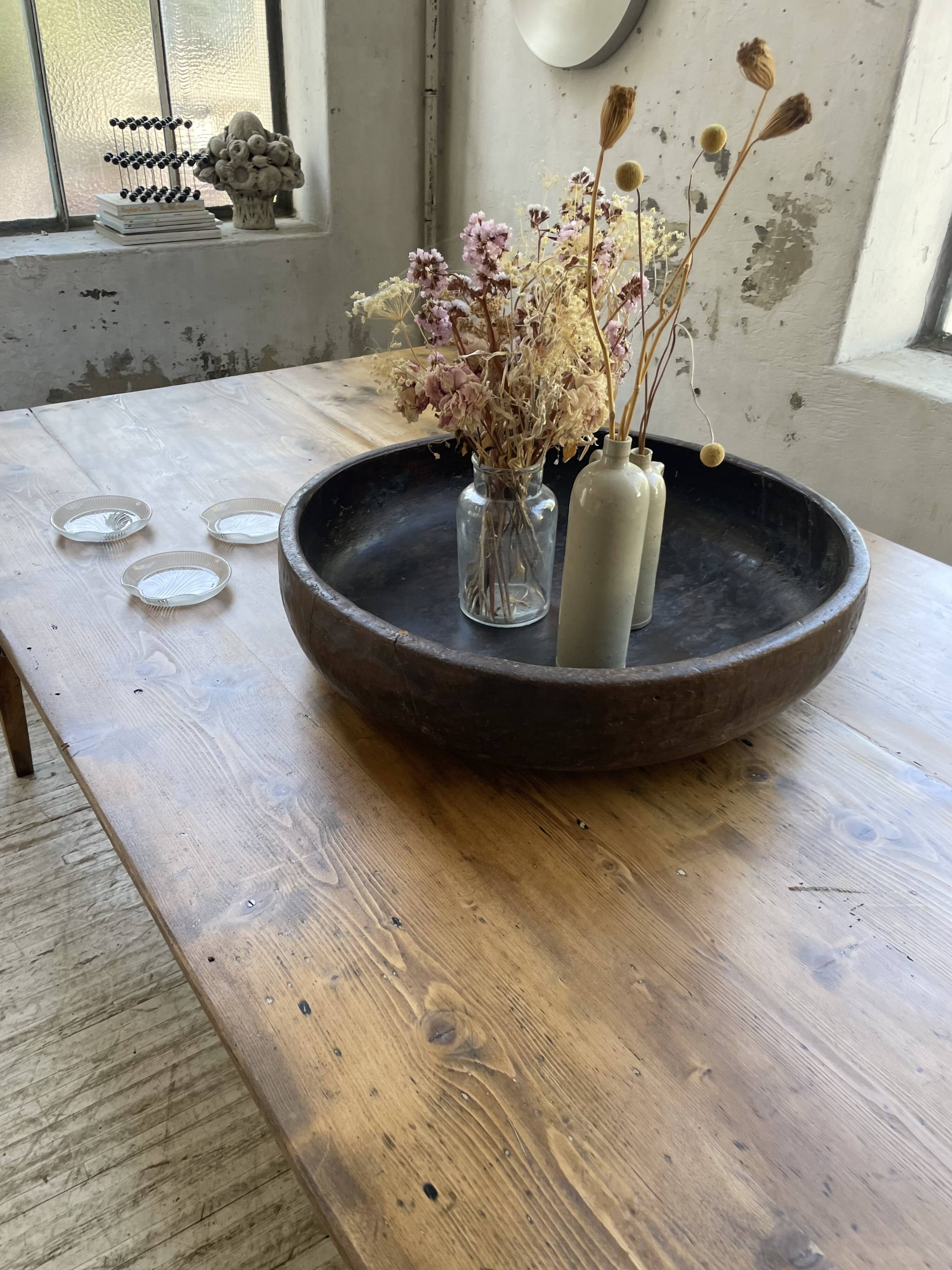 Plat en bois berbère XXL