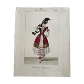 Planche du journal des dames et des modes 1827