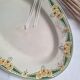 Longwy art deco oval dish