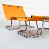 Fauteuil et repose-pieds Dux Formula années 1970
