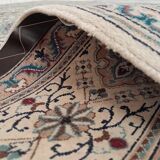 Handmade Persian Nain carpet 310x197cm