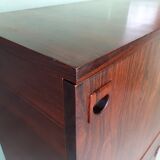 Storage cabinet in rosewood of rio by Andre Monpoix