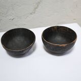 Old African wooden bowl
