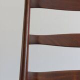 Set of Danish Dark Wood Dining Chairs by Arne Vodder, 1960s