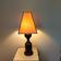 Paire de lampes en bois tourné