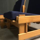 Rare pair of niko kralj 'dota' system lounge chairs, 1970's