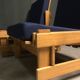Rare pair of niko kralj 'dota' system lounge chairs, 1970's