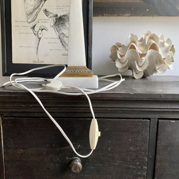Lampe en albâtre