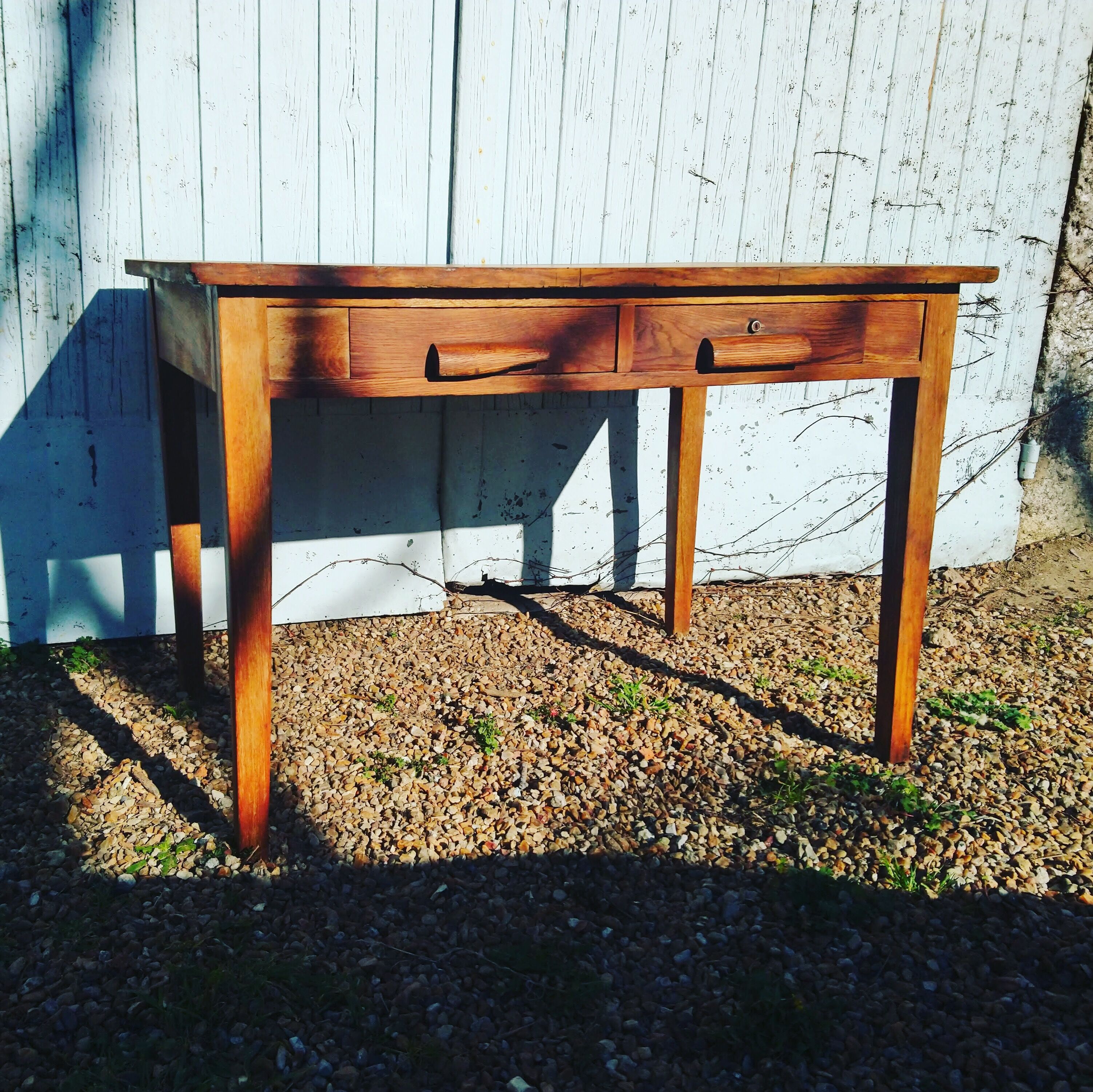 Oak farm table