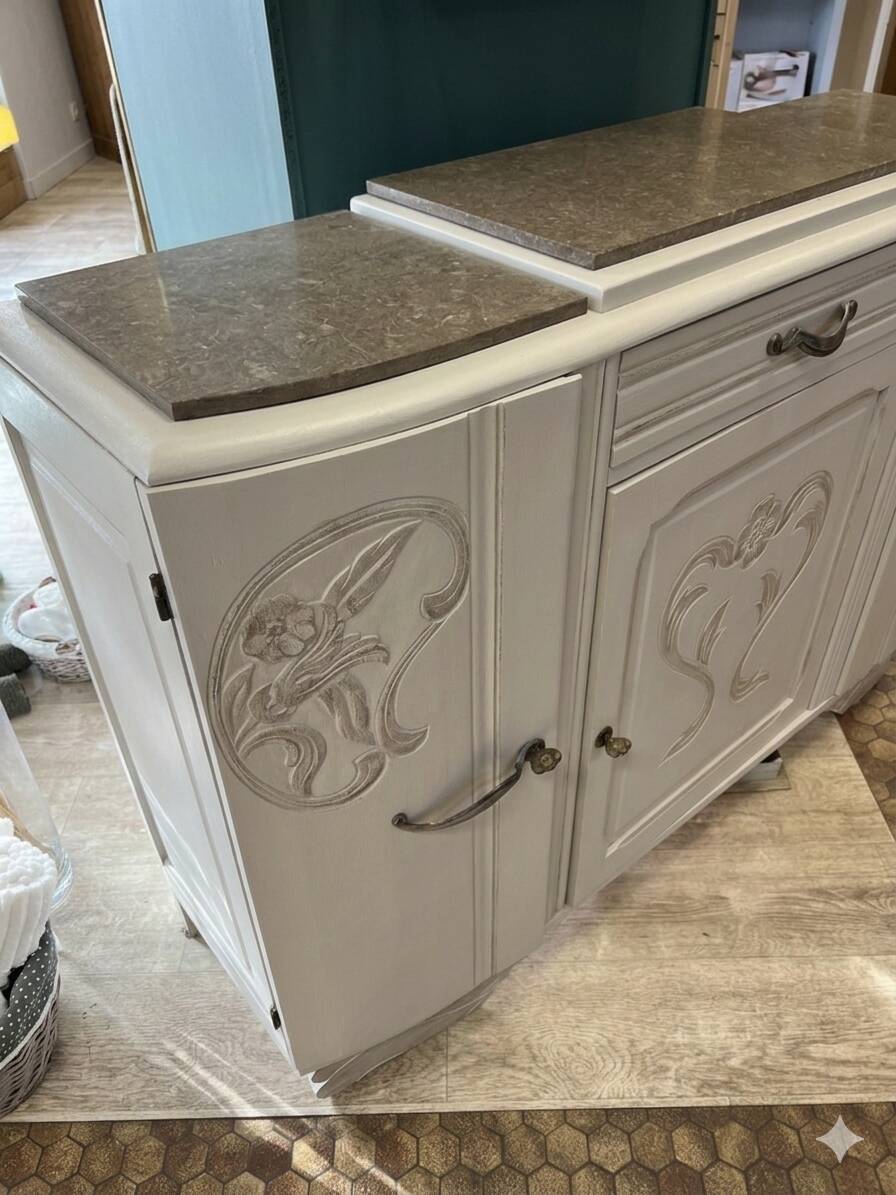 Patinated Art Deco sideboard