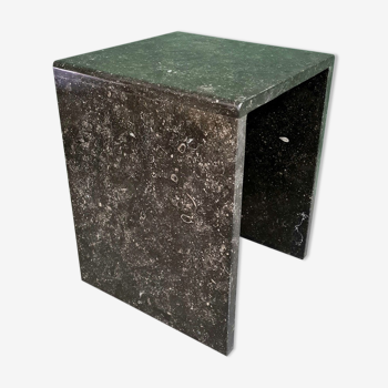 Black marble side table 1970