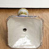 Colorful porcelain candle holder