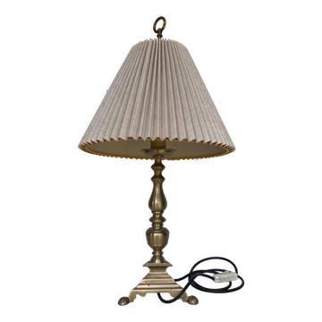Solid brass lamp