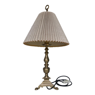 Solid brass lamp