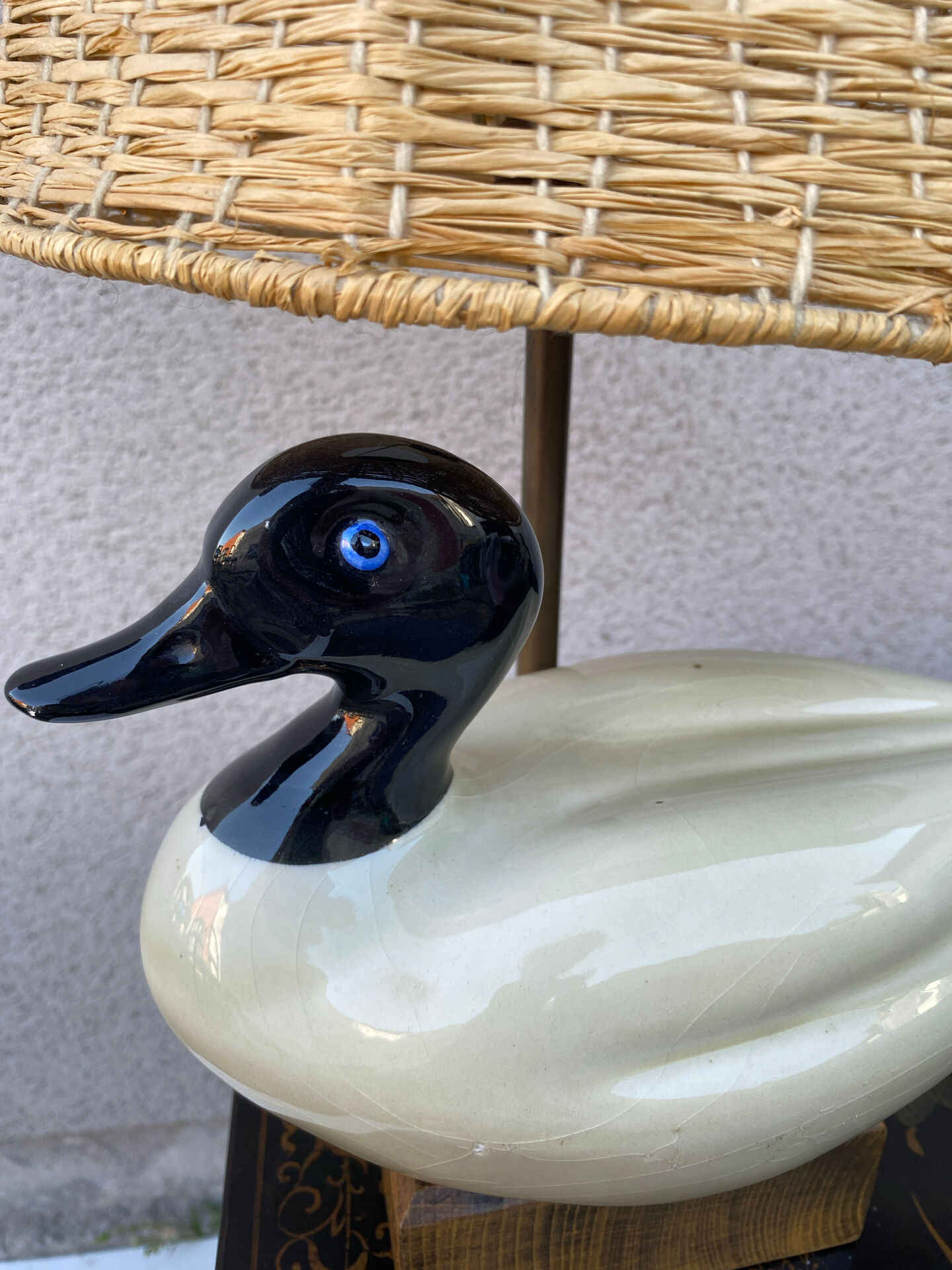 Lampe zoomorphe canard