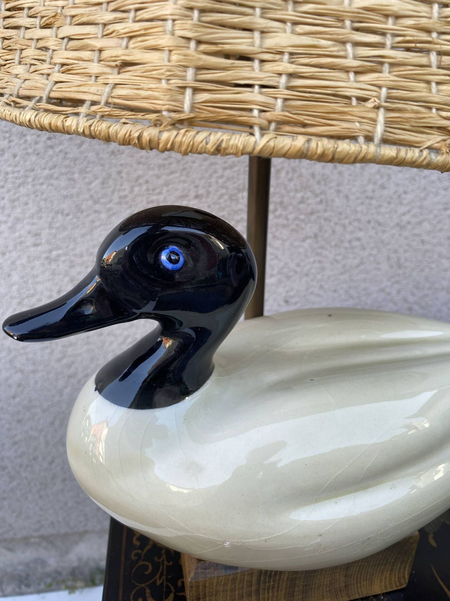 Lampe zoomorphe canard