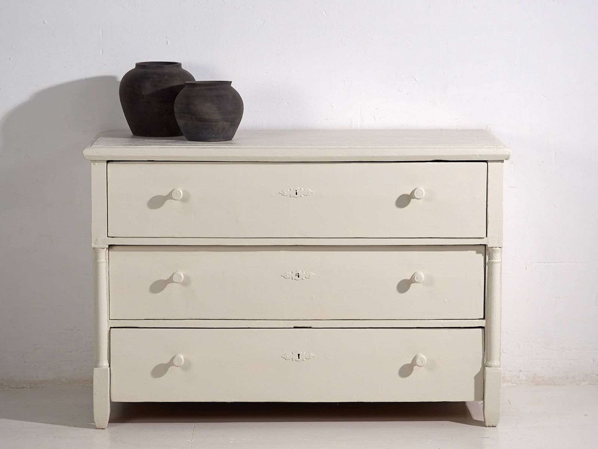Commode ancienne blanche (vers 1920) #53