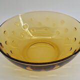 Amber glass dessert service - 1970