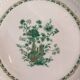 Flat Plates Porcelain Limoges Georges Boyer Nankin Green Pearl Edges