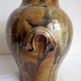 Enamelled sandstone vase from the 1970s