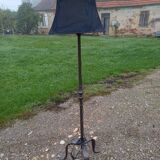 Wrought iron floor lamp