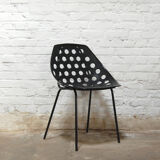 Set of 4 chairs model "Coquillage" by Pierre Guariche for Meurop