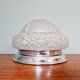 Art Deco ceiling lamp in satin glass, 1920s-30s