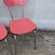 Paire de chaises en formica