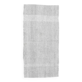 Tapis vintage turc Oushak fait main en laine et coton gris