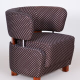 Avant-garde armchair made in 1920s france. fully restored