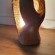 Natural stone sculpture lamp