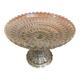 Coupe à Fruits Ancienne En Verre Moulé Décor Étoiles Vintage
