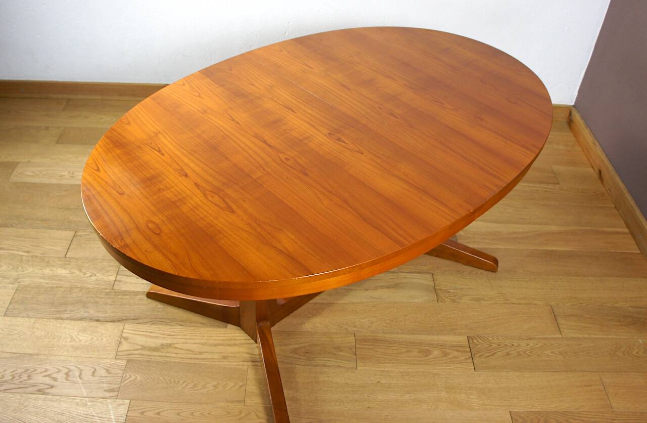 Vintage 1960 Baumann Oval Dining Table