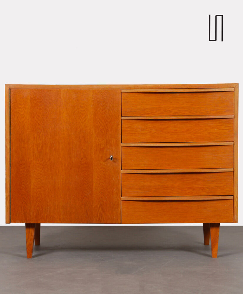 Commode en bois produite par Drevozpracujici podnik, 1960