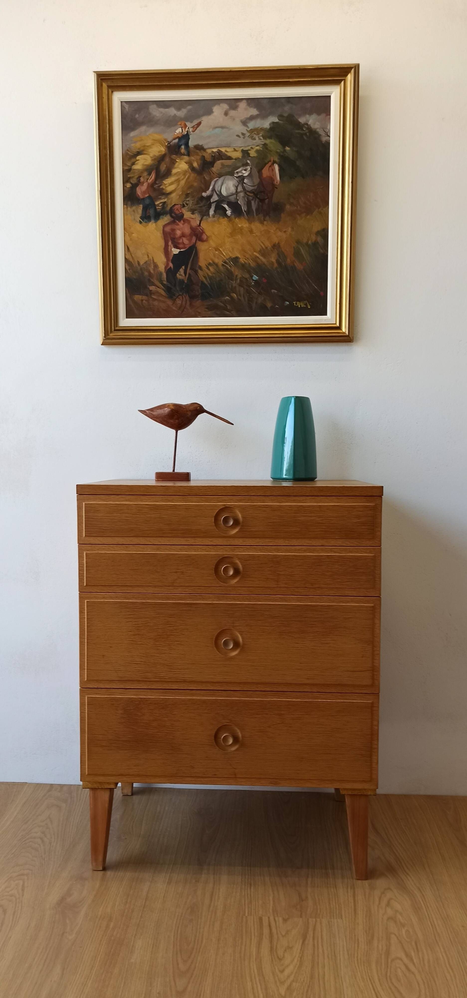 Scandinavian Teak Dresser by Bertil Fridhagen for Bodafors, 1970.